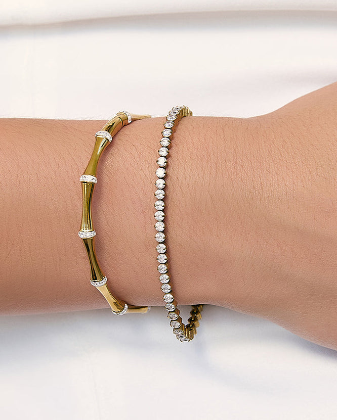 Pulseira Riviera Allegra - Ouro 18K | SILLENE