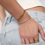 Pulseira Riviera Allegra - Ouro 18K | SILLENE
