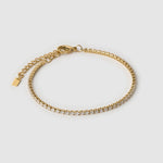 Pulseira Riviera Charlize - Ouro 18K | SILLENE