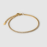 Pulseira Riviera Charlize - Ouro 18K | SILLENE