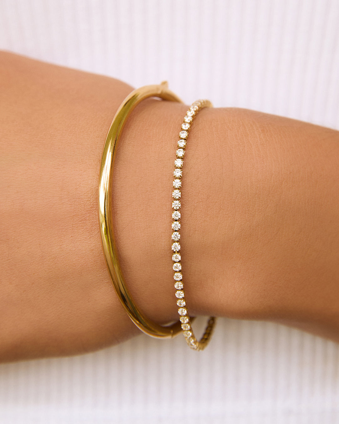 Pulseira Riviera Charlize - Ouro 18K | SILLENE