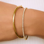 Pulseira Riviera Charlize - Ouro 18K | SILLENE