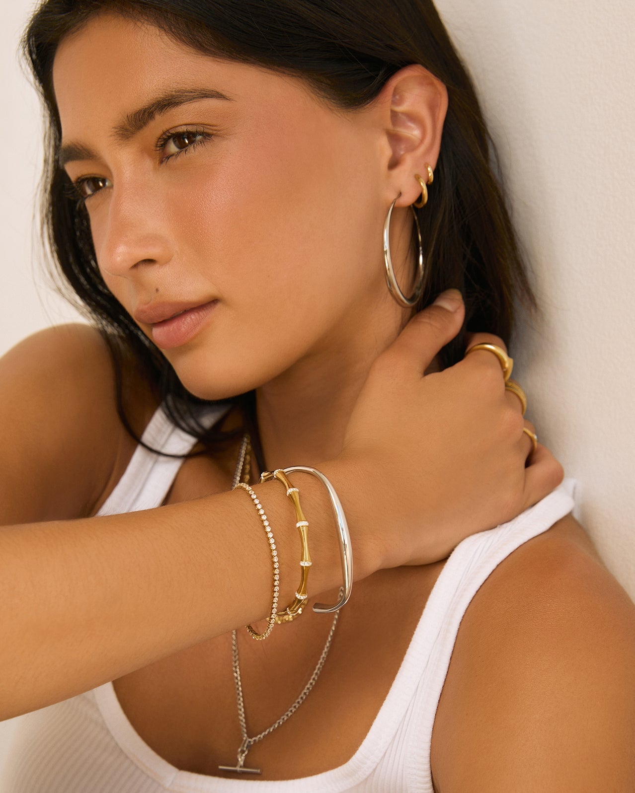Pulseira Riviera Charlize - Ouro 18K | SILLENE
