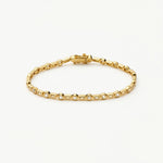 Pulseira Riviera Cravejada - Ouro 18K | SILLENE