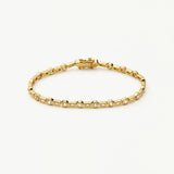 Pulseira Riviera Cravejada - Ouro 18K | SILLENE