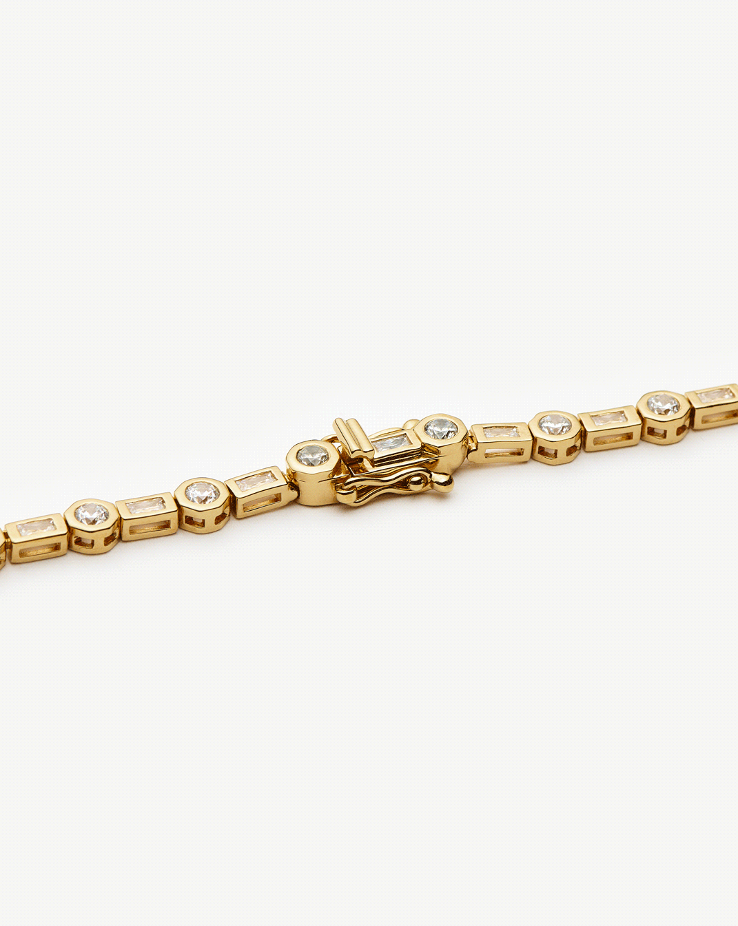 Pulseira Riviera Cravejada - Ouro 18K | SILLENE