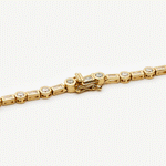 Pulseira Riviera Cravejada - Ouro 18K | SILLENE