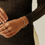 Pulseira Riviera Cravejada - Ouro 18K | SILLENE