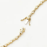 Pulseira Riviera Cravejada - Ouro 18K | SILLENE