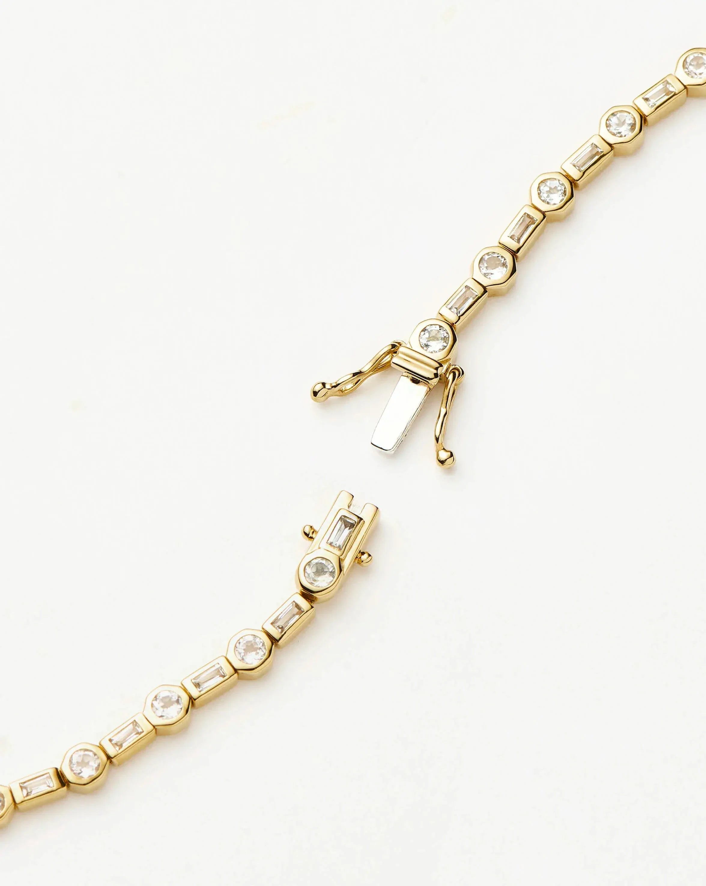 Pulseira Riviera Cravejada - Ouro 18K | SILLENE