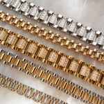 Pulseira Timepiece - Prata em uso | SILLENE