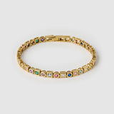 Pulseira Tinka Multicolorido - Ouro 18K | SILLENE