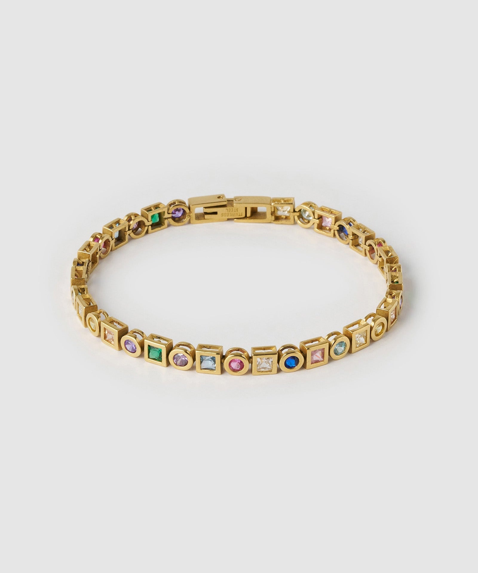 Pulseira Tinka Multicolorido - Ouro 18K | SILLENE