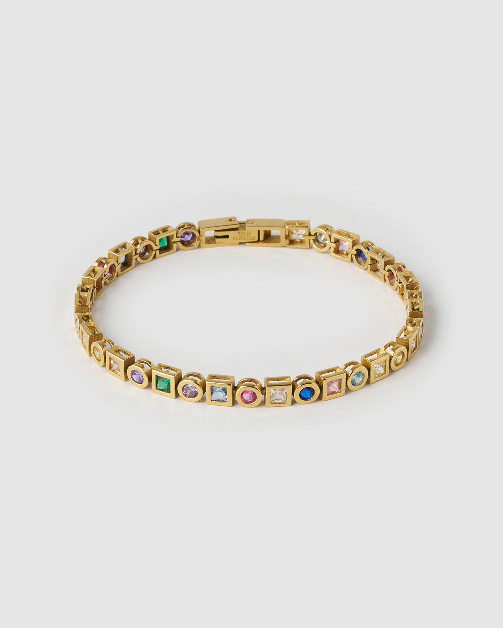 Pulseira Tinka Multicolorido - Ouro 18K | SILLENE