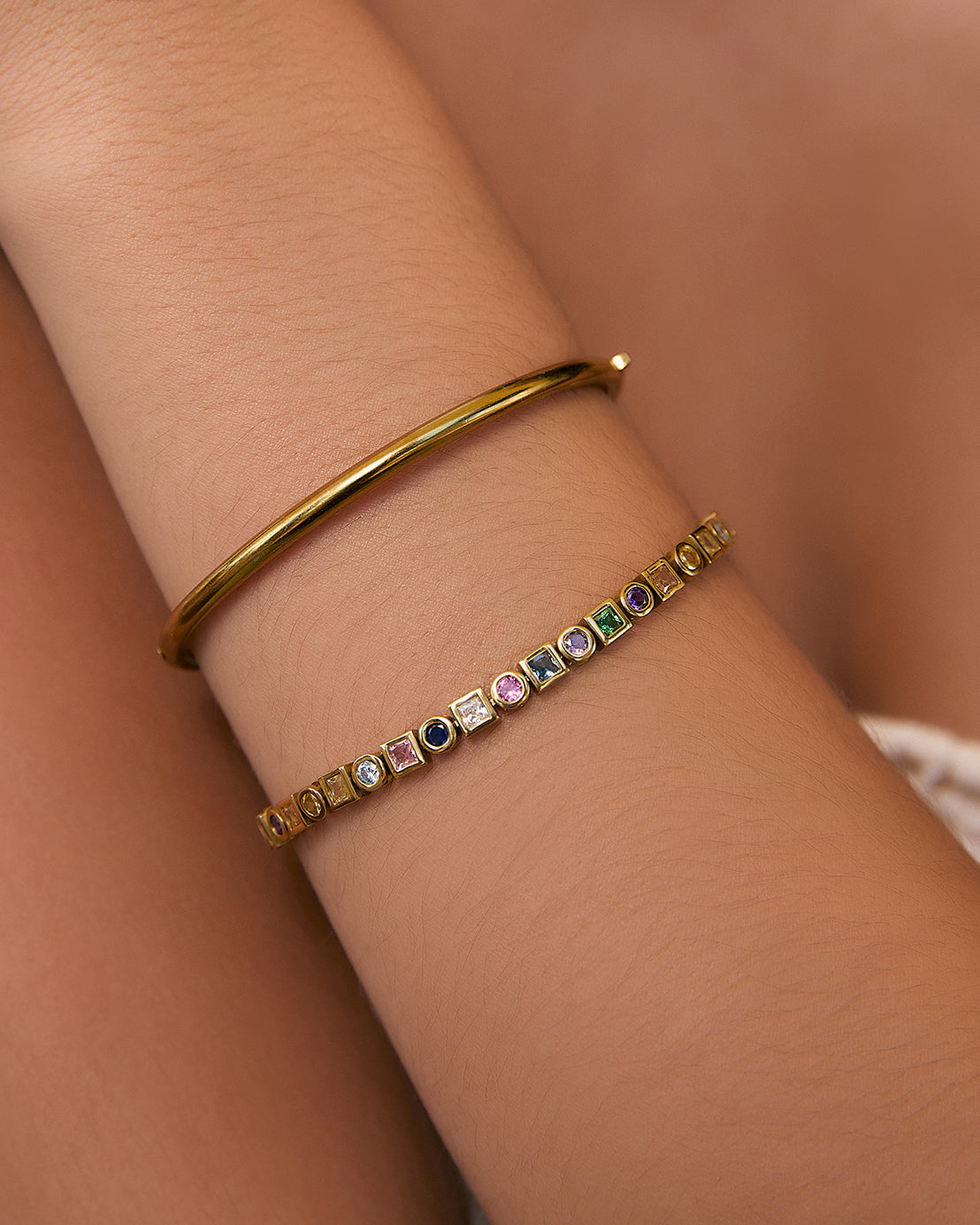 Pulseira Tinka Multicolorido - Ouro 18K | SILLENE