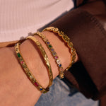 Pulseira Tinka Multicolorido - Ouro 18K | SILLENE