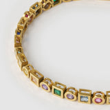 Pulseira Tinka Multicolorido - Ouro 18K | SILLENE
