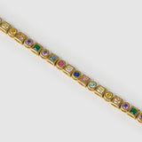 Pulseira Tinka Multicolorido - Ouro 18K | SILLENE