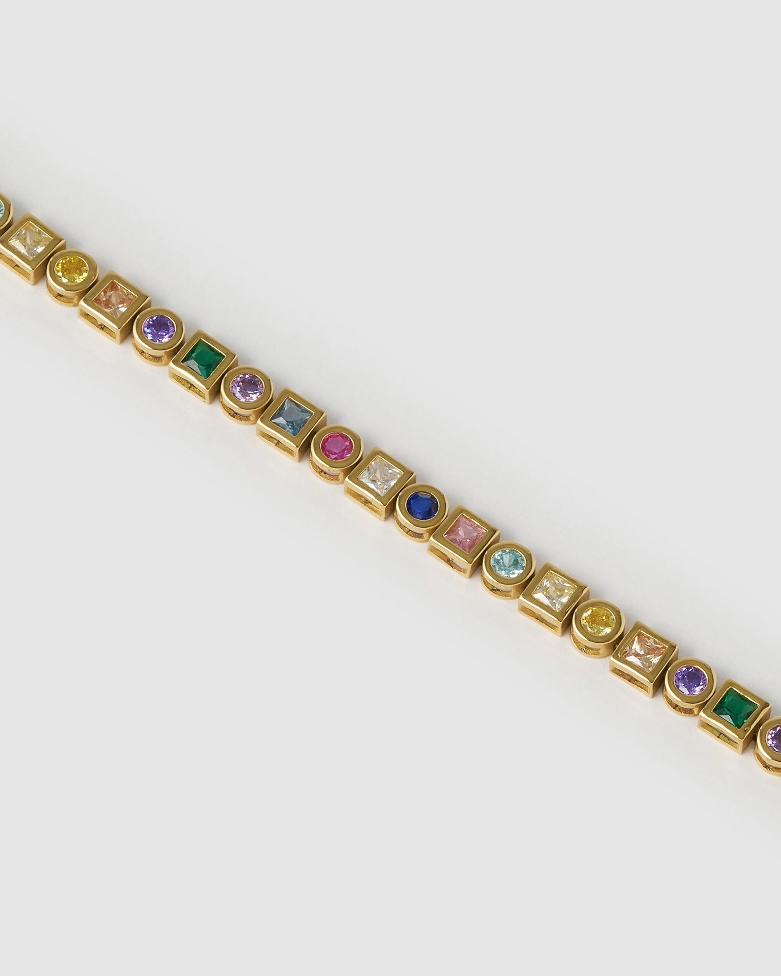 Pulseira Tinka Multicolorido - Ouro 18K | SILLENE
