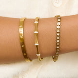 Pulseira Tinka Pedra - Ouro 18K | SILLENE