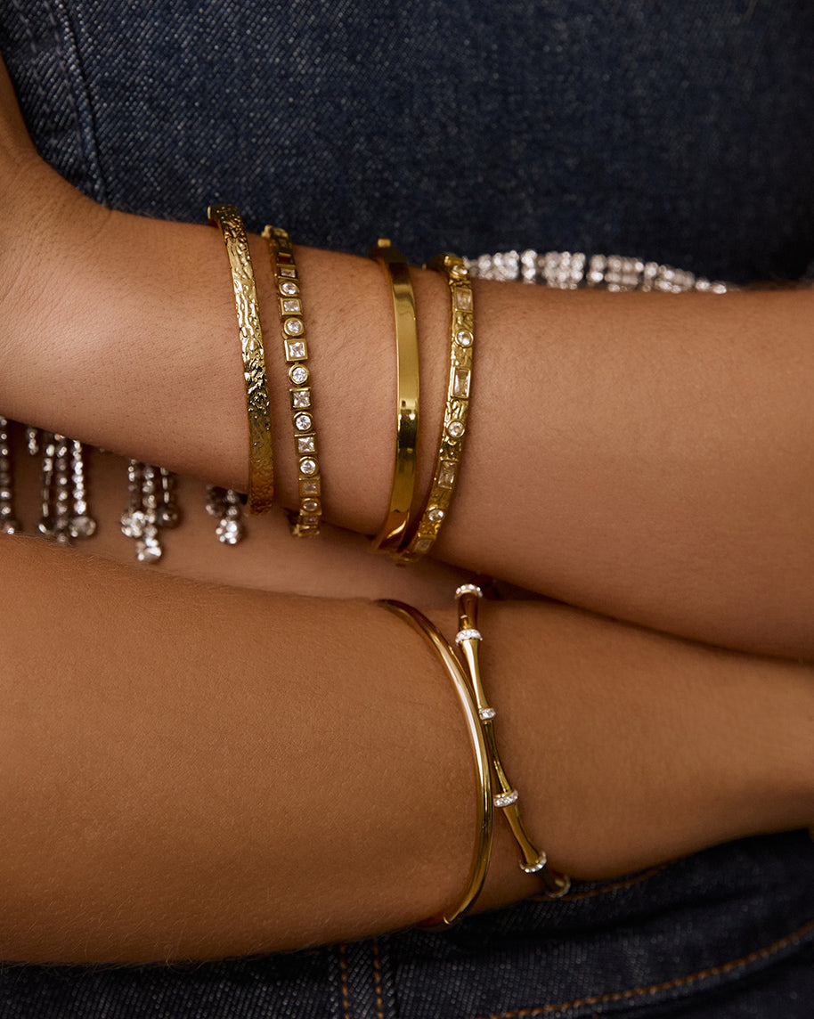 Pulseira Tinka Pedra - Ouro 18K | SILLENE