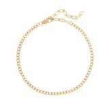 Tornozeleira Energia de Virgem - Ouro 18K | SILLENE - vista principal