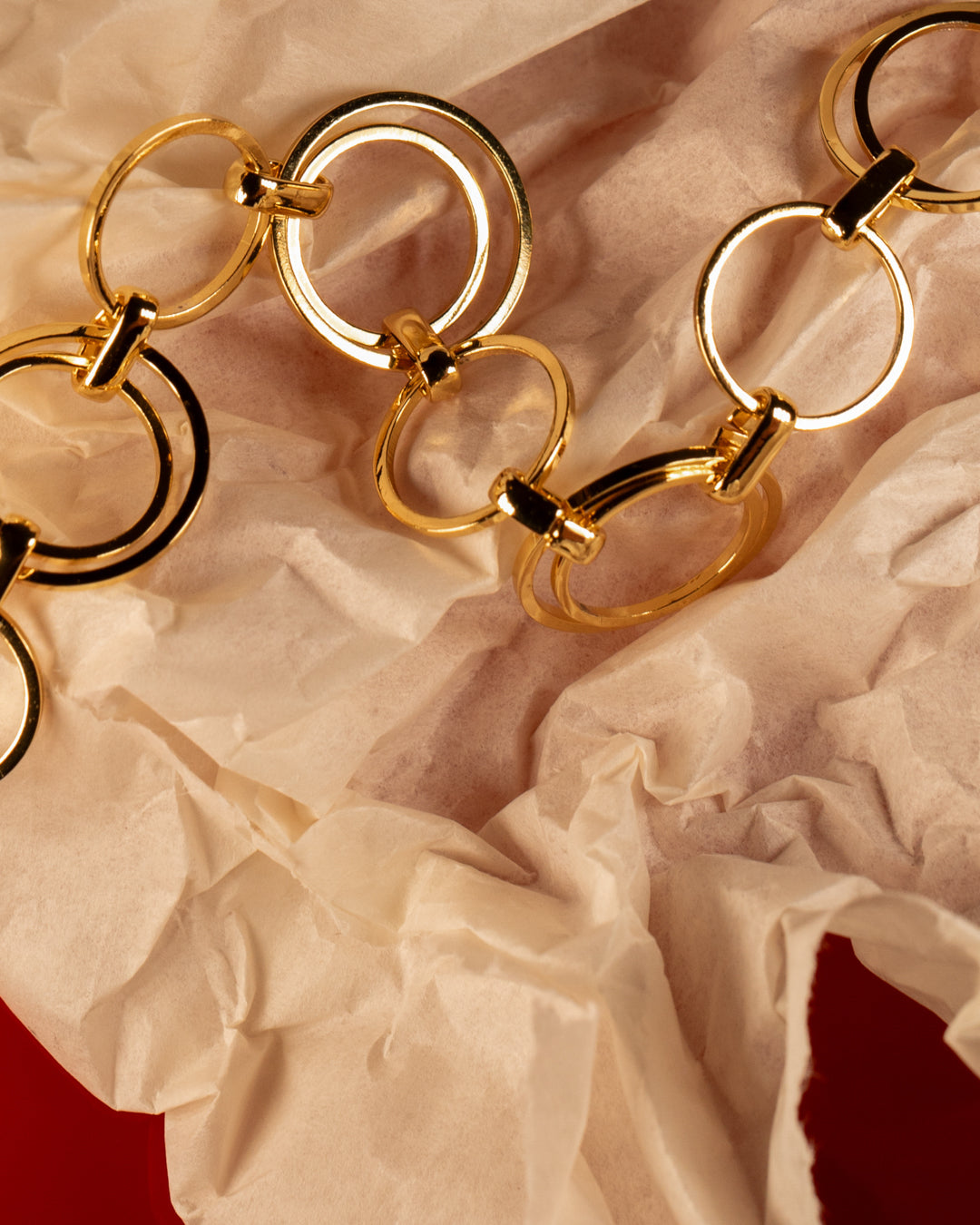 Tornozeleira Toledo - Ouro 18K | SILLENE - detalhe da corrente