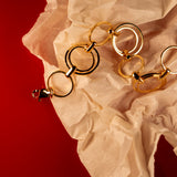 Tornozeleira Toledo - Ouro 18K | SILLENE - detalhe dos elos